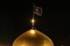 FLASH - Black flag is risen on Razavi Shrine - Islam is going to all-out war 1b