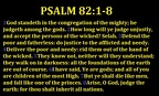psalm 82  1-8