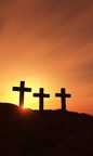 3-crosses-on-the-hill-at-sunset-vertical