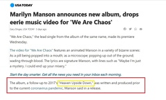 MARILYN MANSON - WE ARE CHAOS 1