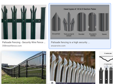 PALISADES - fencing