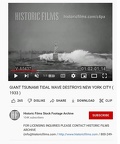 1933 New York tidal wave video