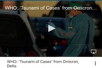 WHO - Tsunami of cases from Omicron, Delta