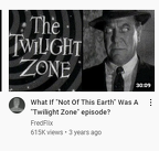 Twilight Zone - not of this Earth