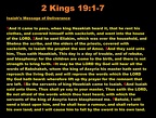 CS 7 - 2 KINGS 19 a