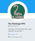 New York Scorpion disguised as flamingo
