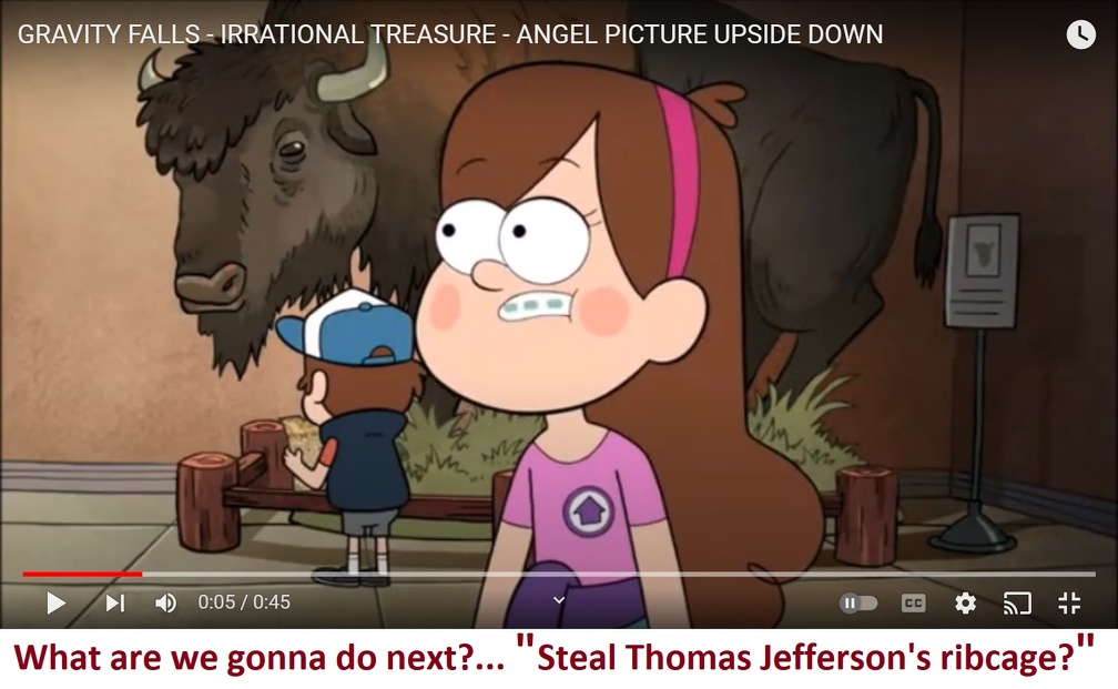 STEAL THOMAS JEFFERSONS RIBCAGE