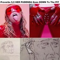 PROVERBS 5.5 - MILEY CYRUS - DRAWING blend 1