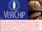 RFID VeriChip - Serpentine Homogeneity