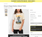 EMPYRE DRAGON DESTINY tshirt