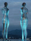 gif - Statues - 2 become 1