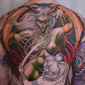 FEMALE DEMON TATTOO