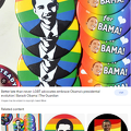 Im totally gay for Obama pin