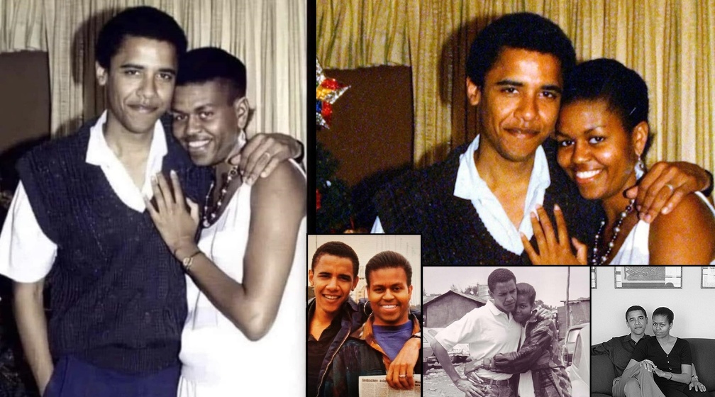 Barack Obama &amp; Michael-Michelle blend 1