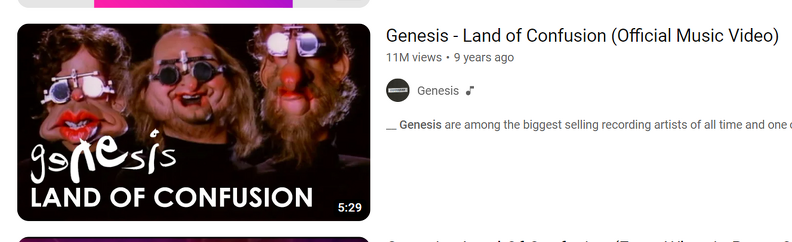 Genesis - Land of Confusion