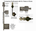 Comparing Teotihuacan with St. Peter's in Rome