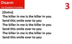 DISARM lyrics 3 - Smashing Pumpkins