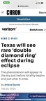 Texas eclipse Where to see ‘double diamond ring’ effect (1)
