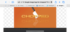 CHOPPED logo - mirror image