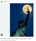 Flower Moon Over NY