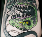 CAIN ABEL SERPENT TATTOO 1 - upside down
