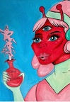 Aqua Tofana - 3 eyed alien